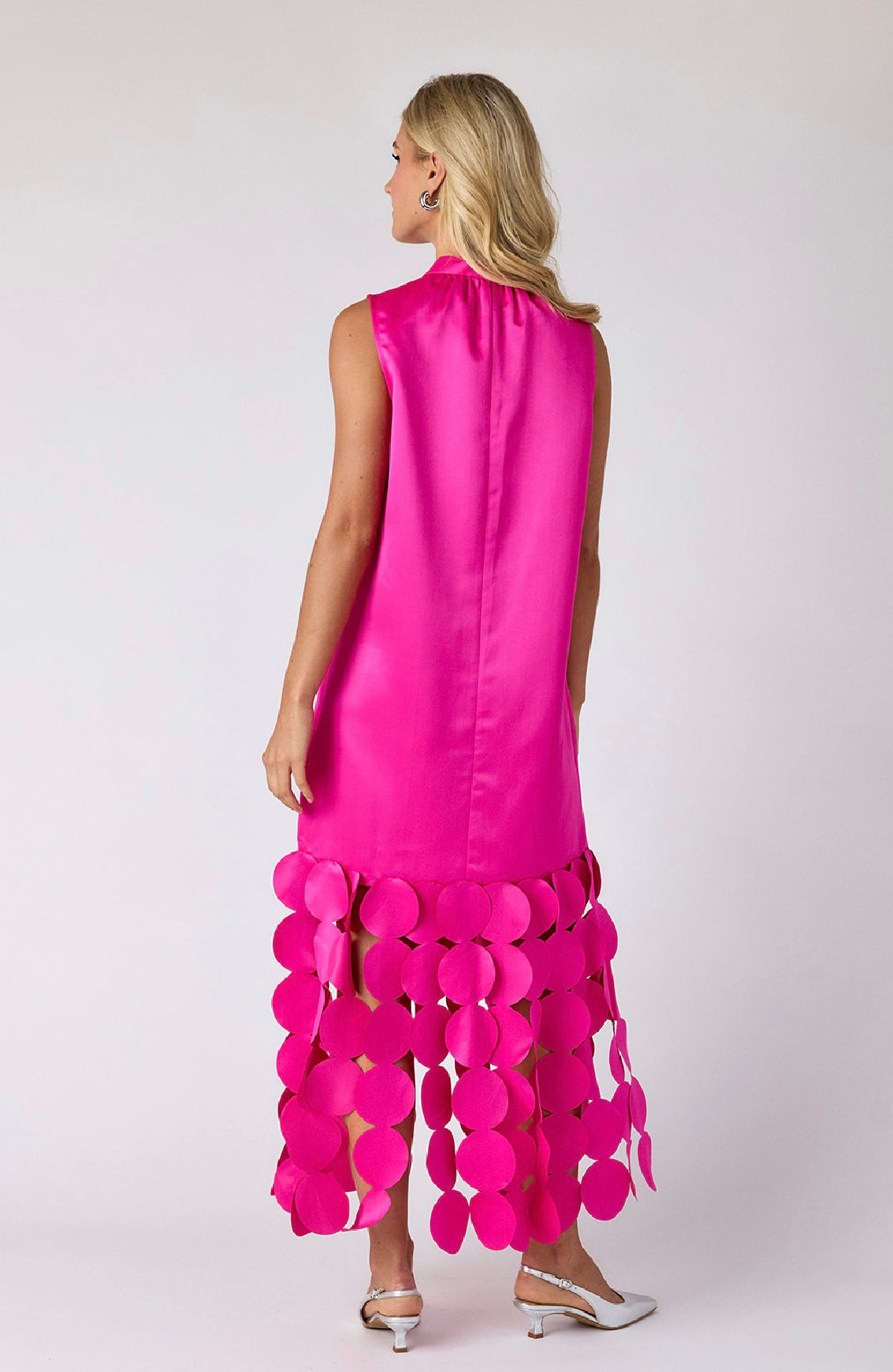 Ponce Party Dress in Mollie Pink