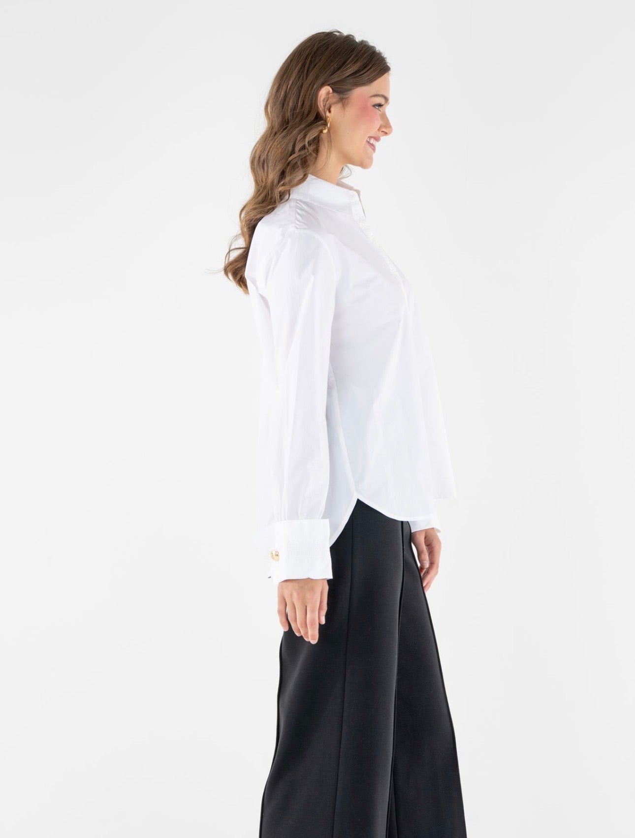 Classic Oxford Cotton Poplin Blouse
