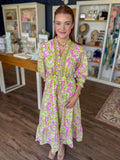 Rose Bouquet Maxi Dress