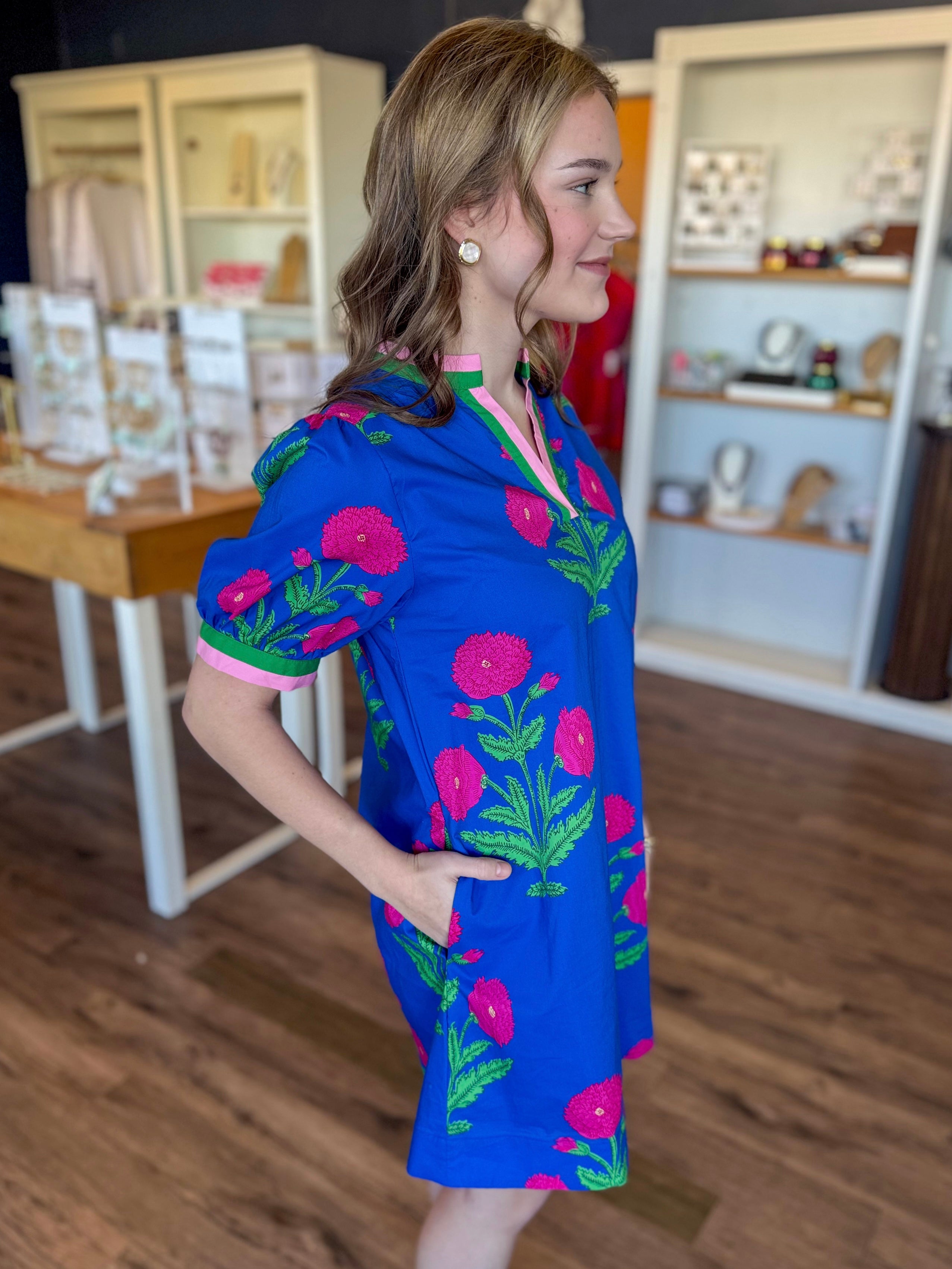 Floral Frenzy Mini Dress