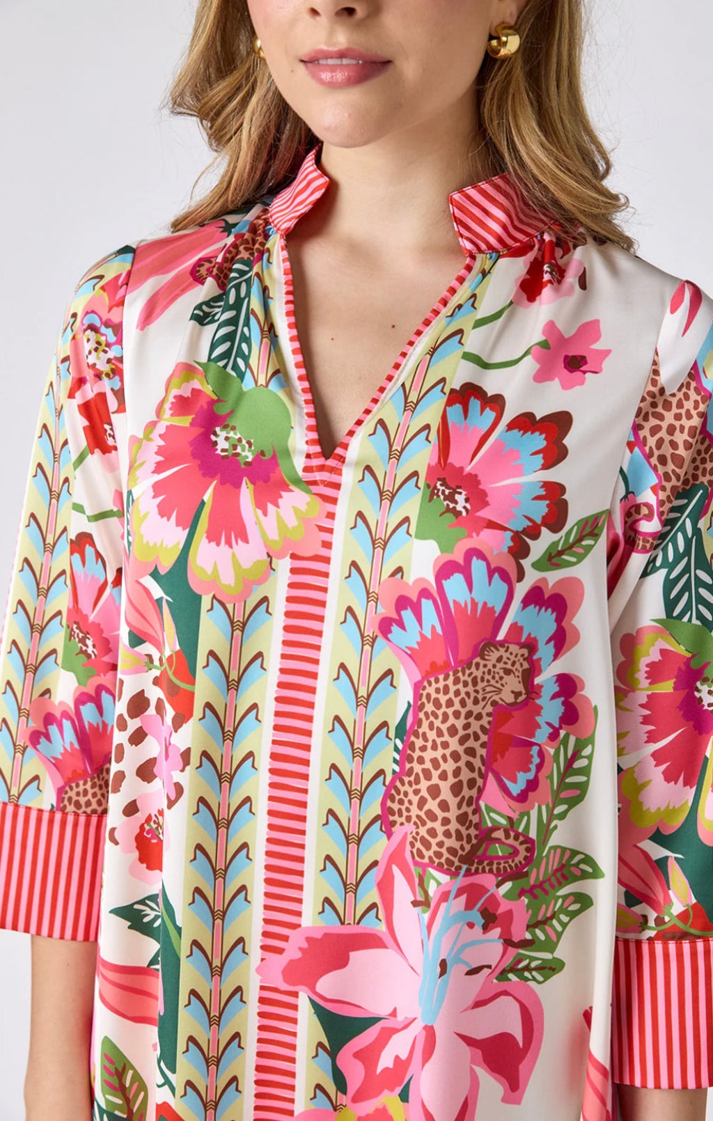 Fia Caftan In Wild Lily