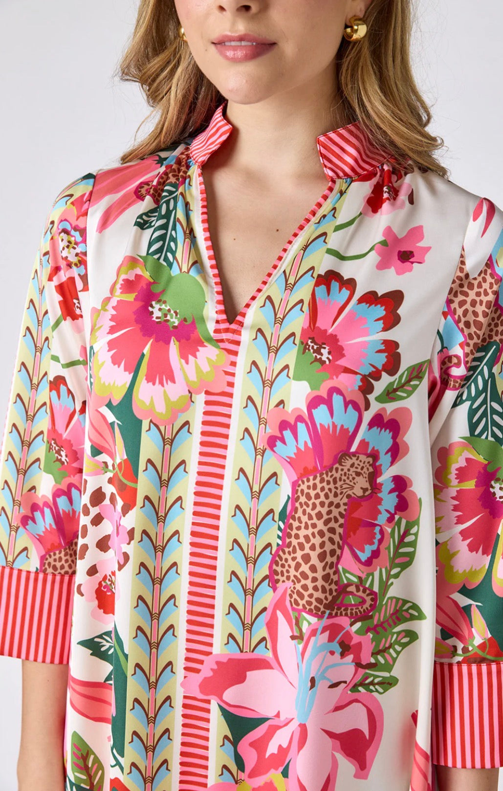 Fia Caftan In Wild Lily