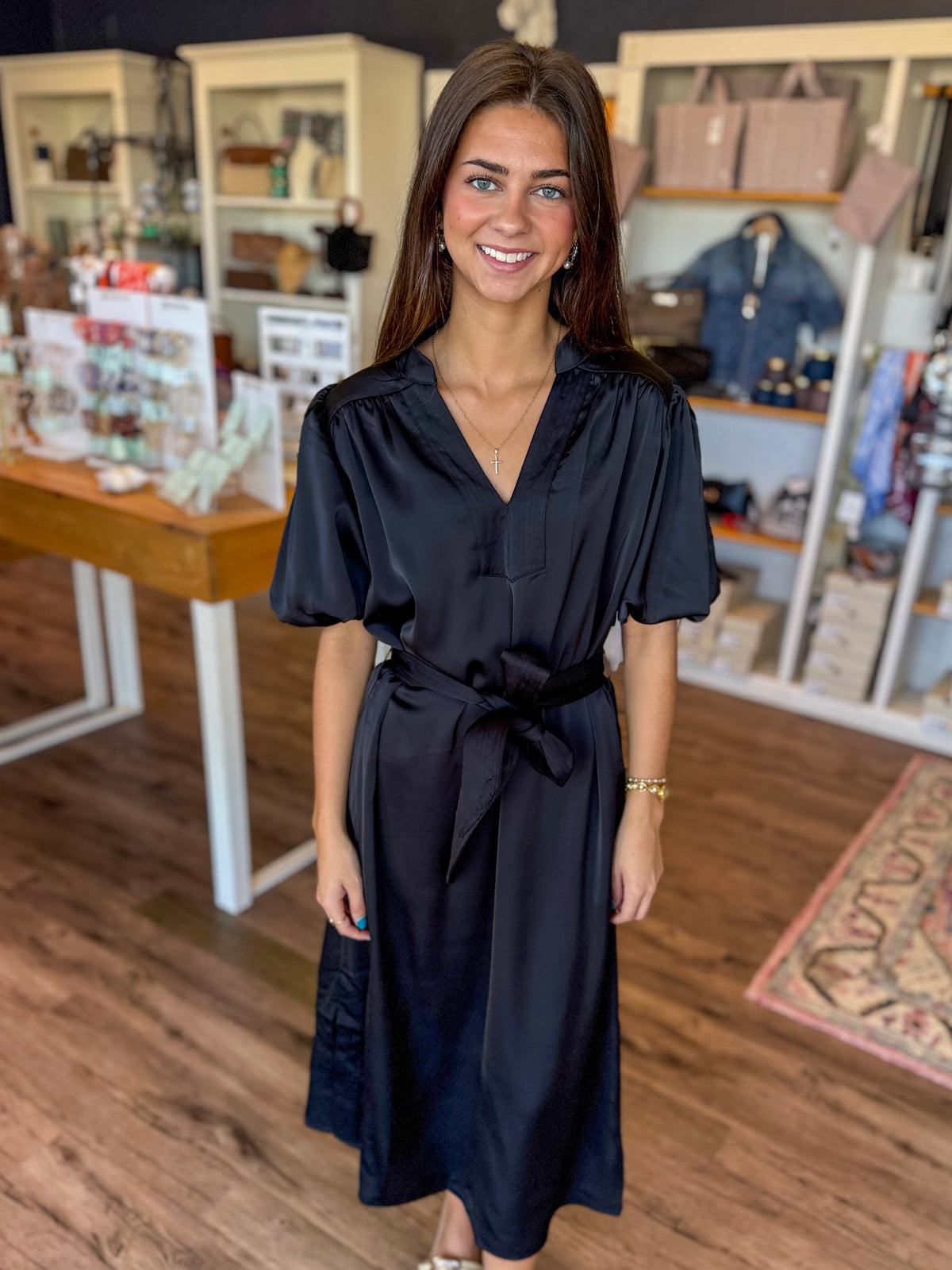 Black Midi Dress