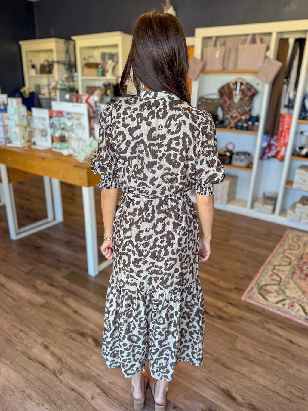 Golden Wild Maxi Dress
