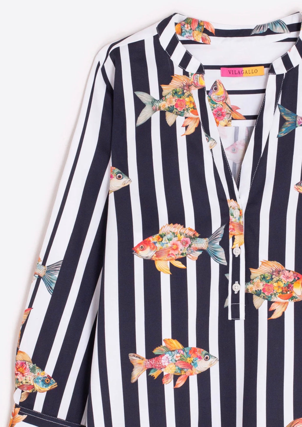 Stripes and Fish Blouse