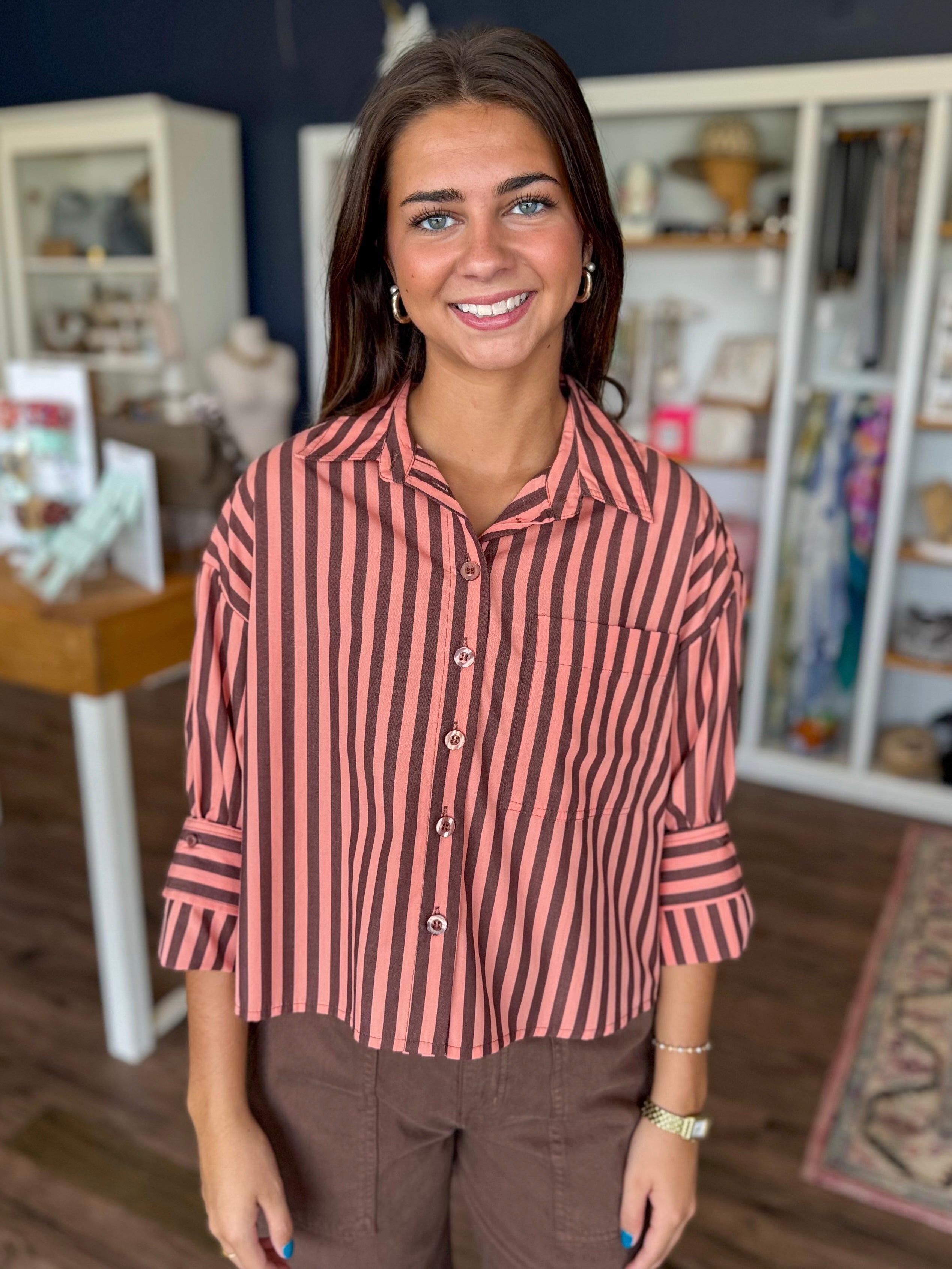 Stormi Stripe Blouse