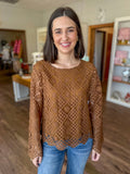 Crochet Camel Top