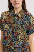 Mischa Jacquard Boxy Top