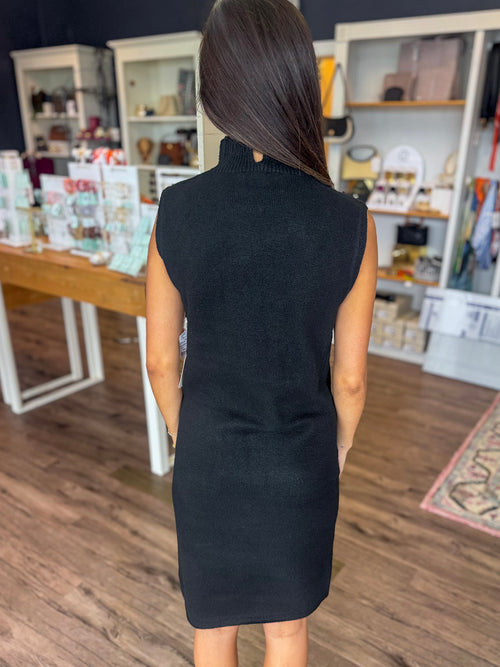Ace Sleeveless Dress in Black