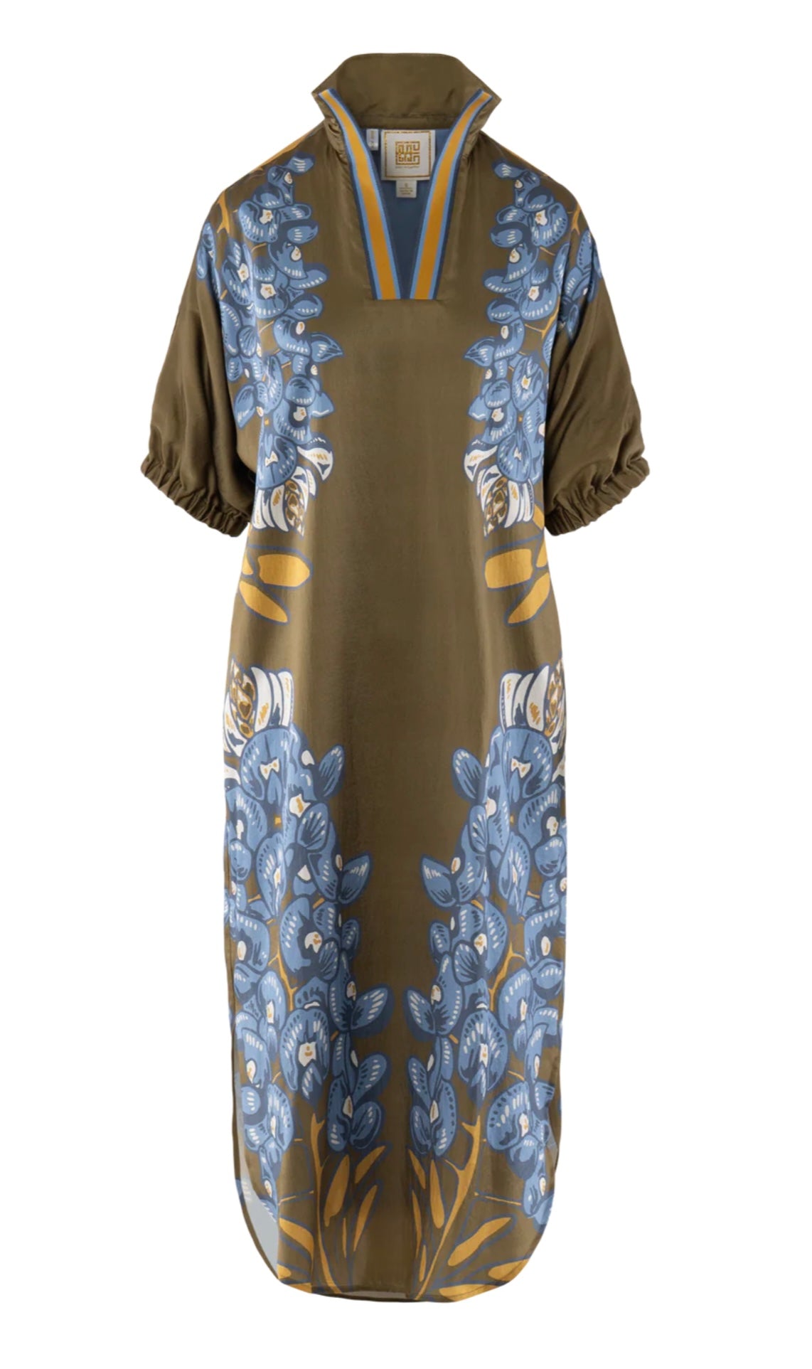 Poppy Caftan In Bluebonnet