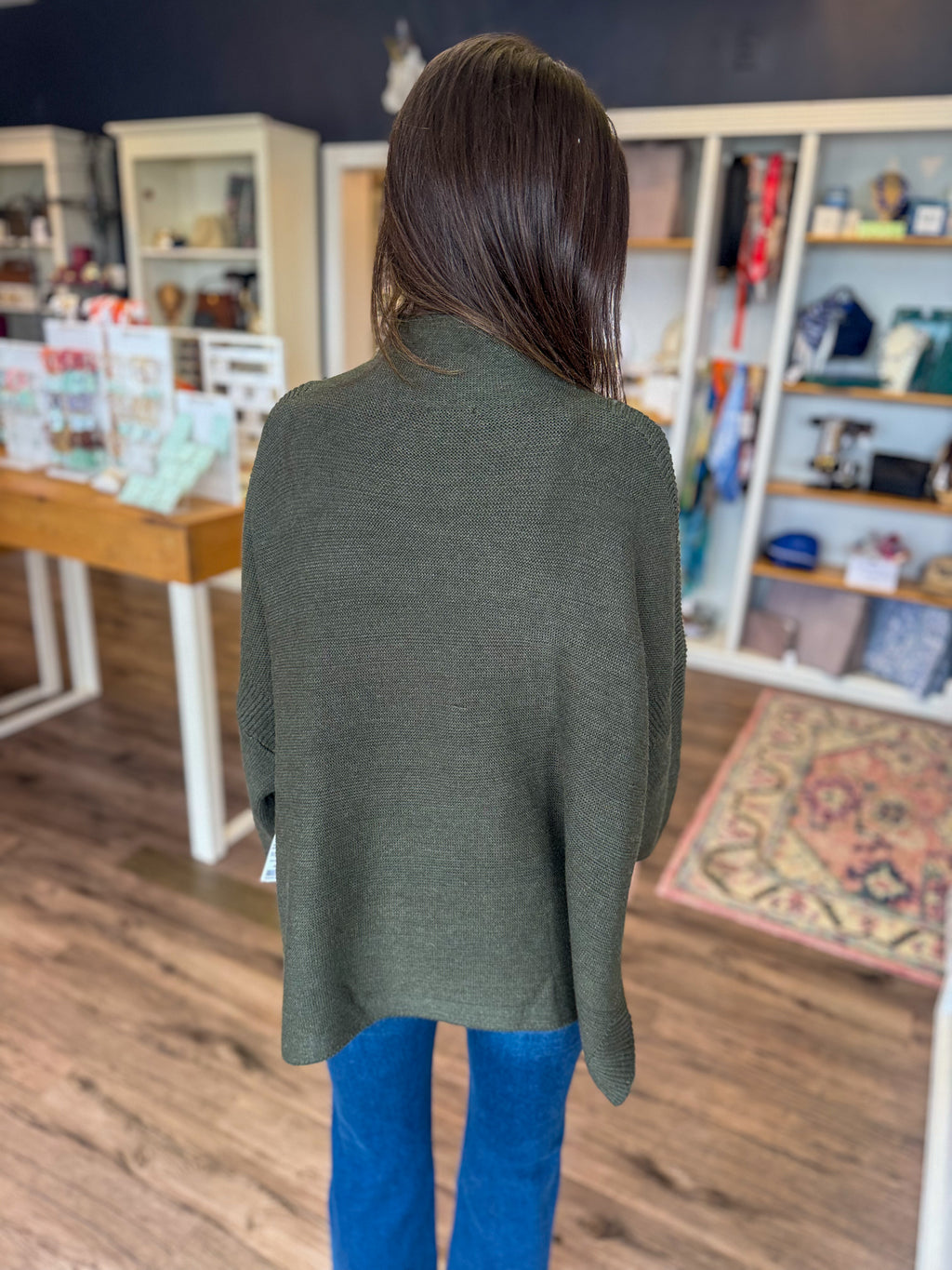 Boho Sweater in Olive
