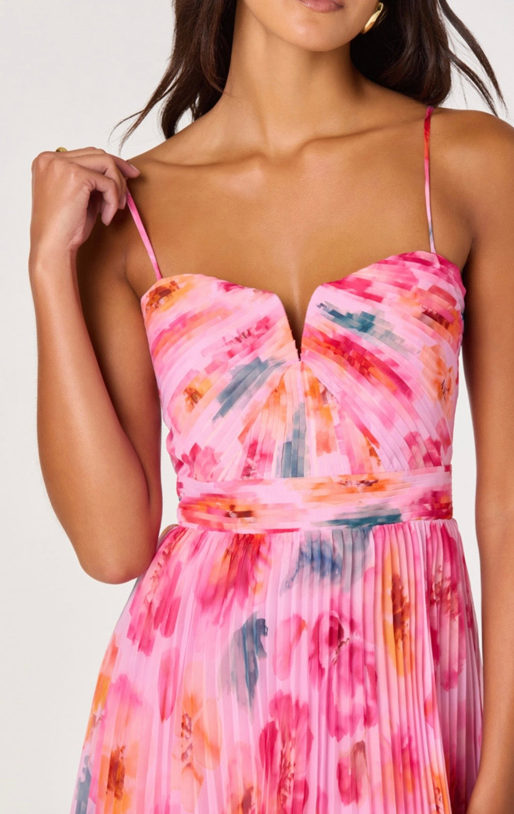 Bayley Pink Floral Dress
