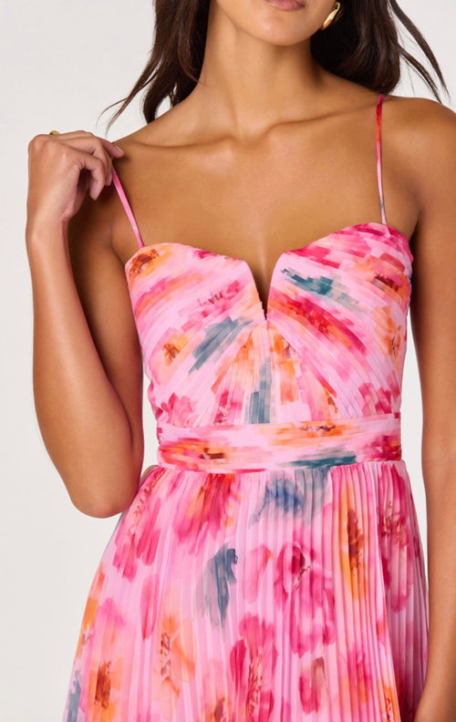 Bayley Pink Floral Dress