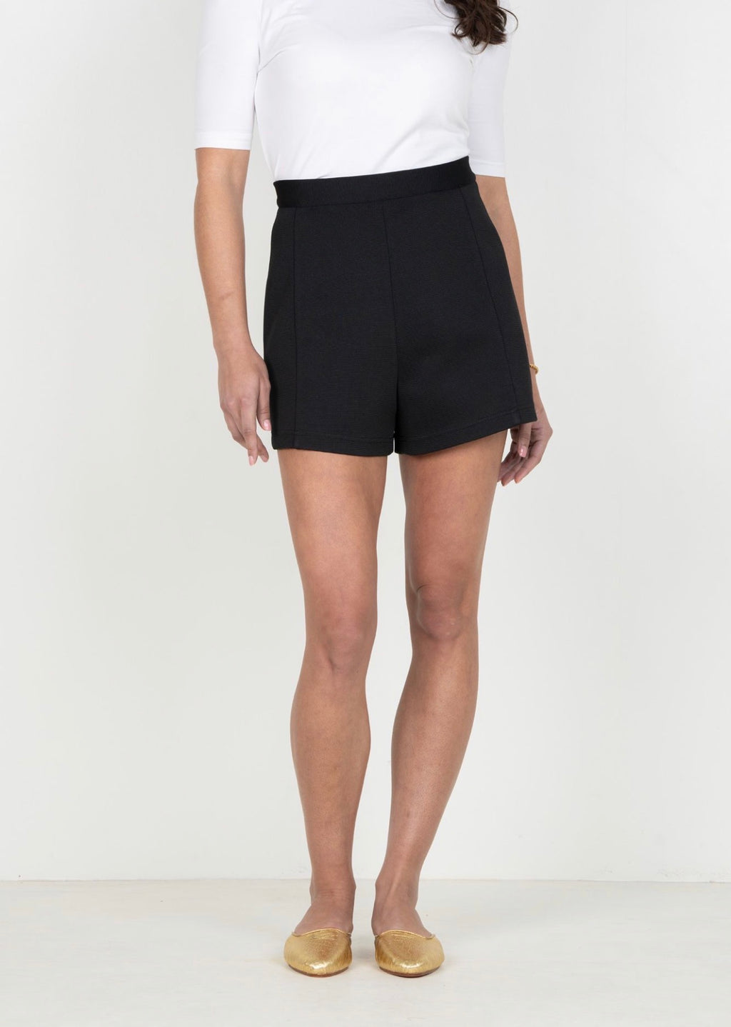 Tailored Knit Shorts