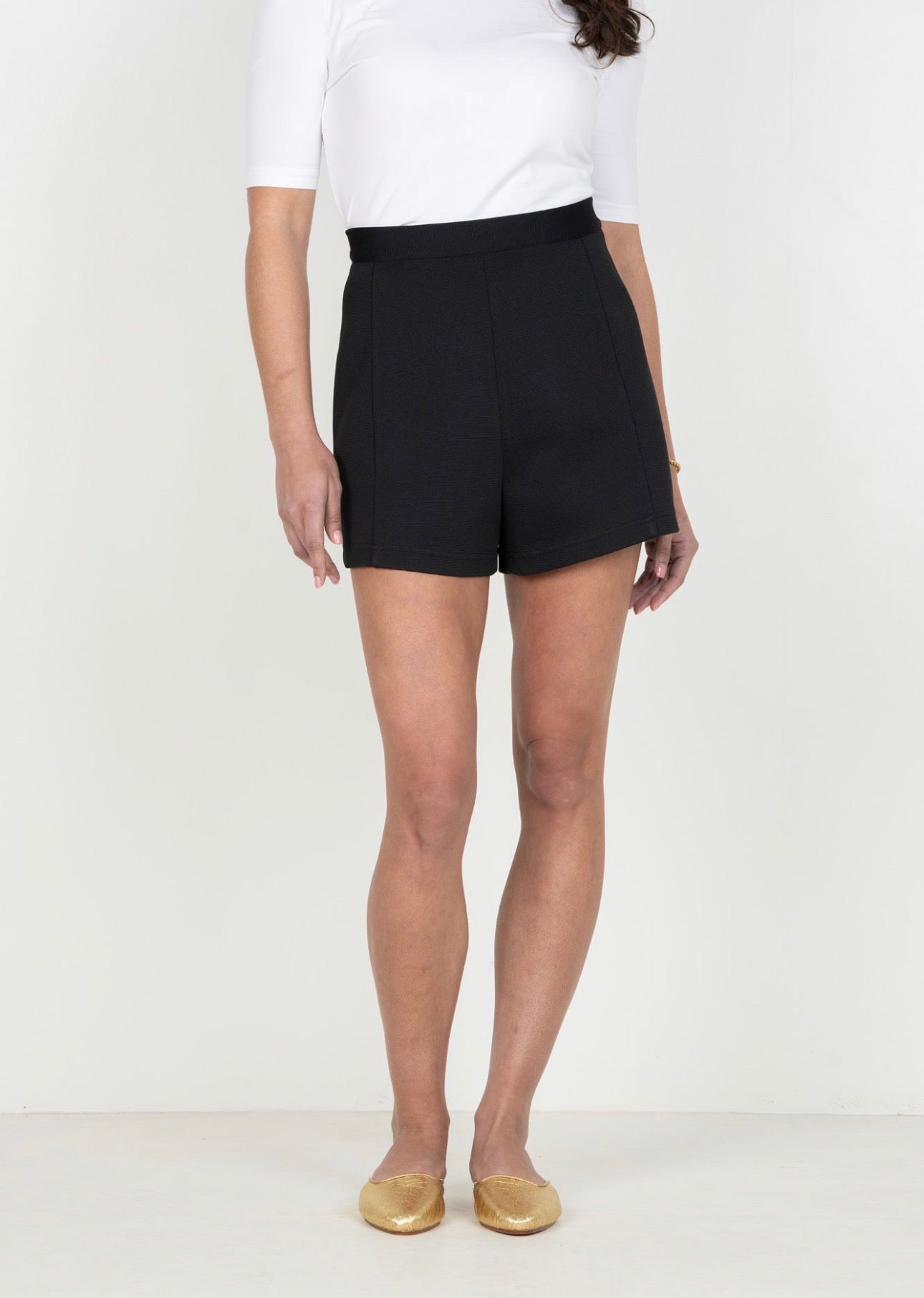 Tailored Knit Shorts