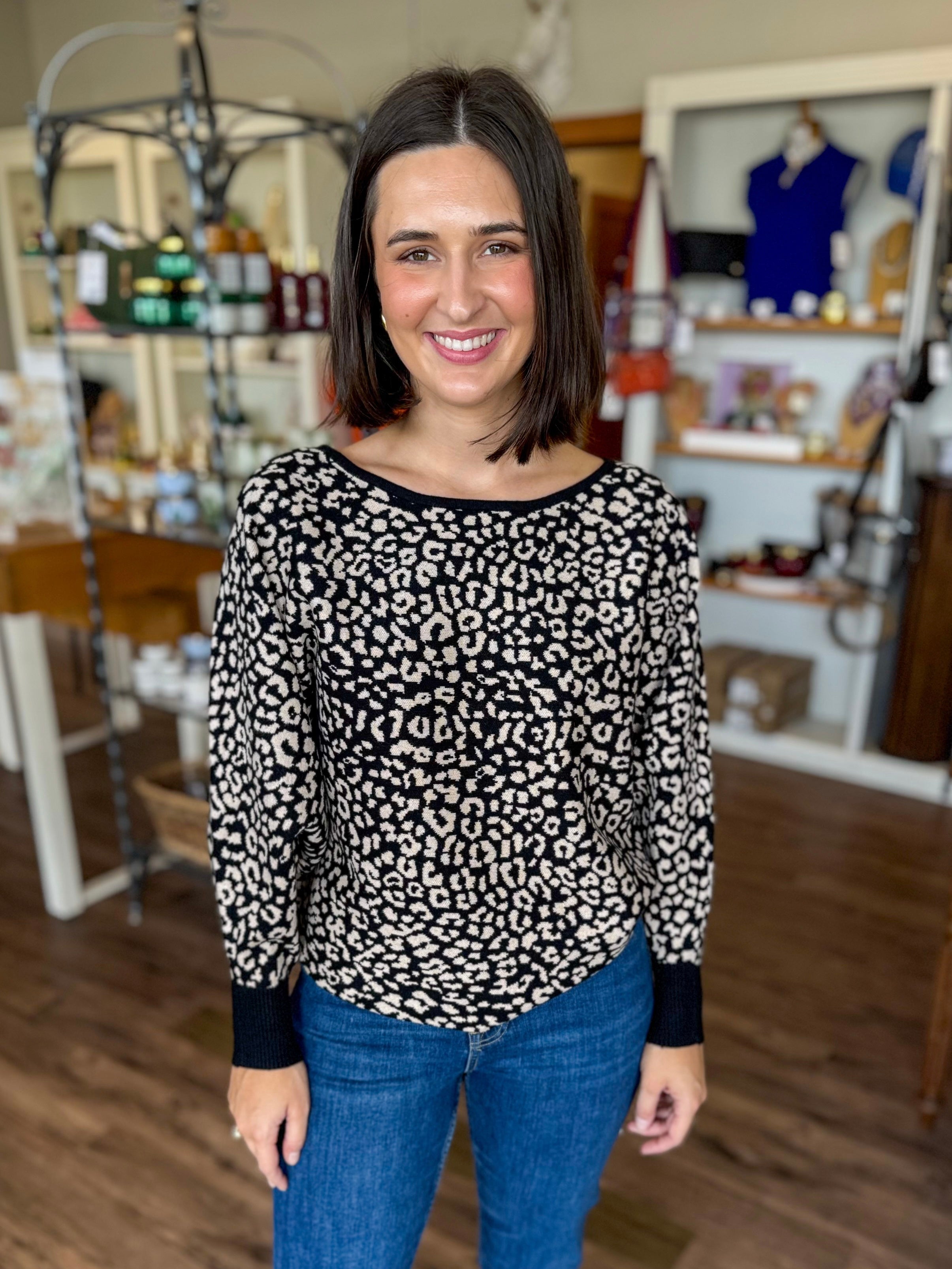 RYU Sweater in Cheetah