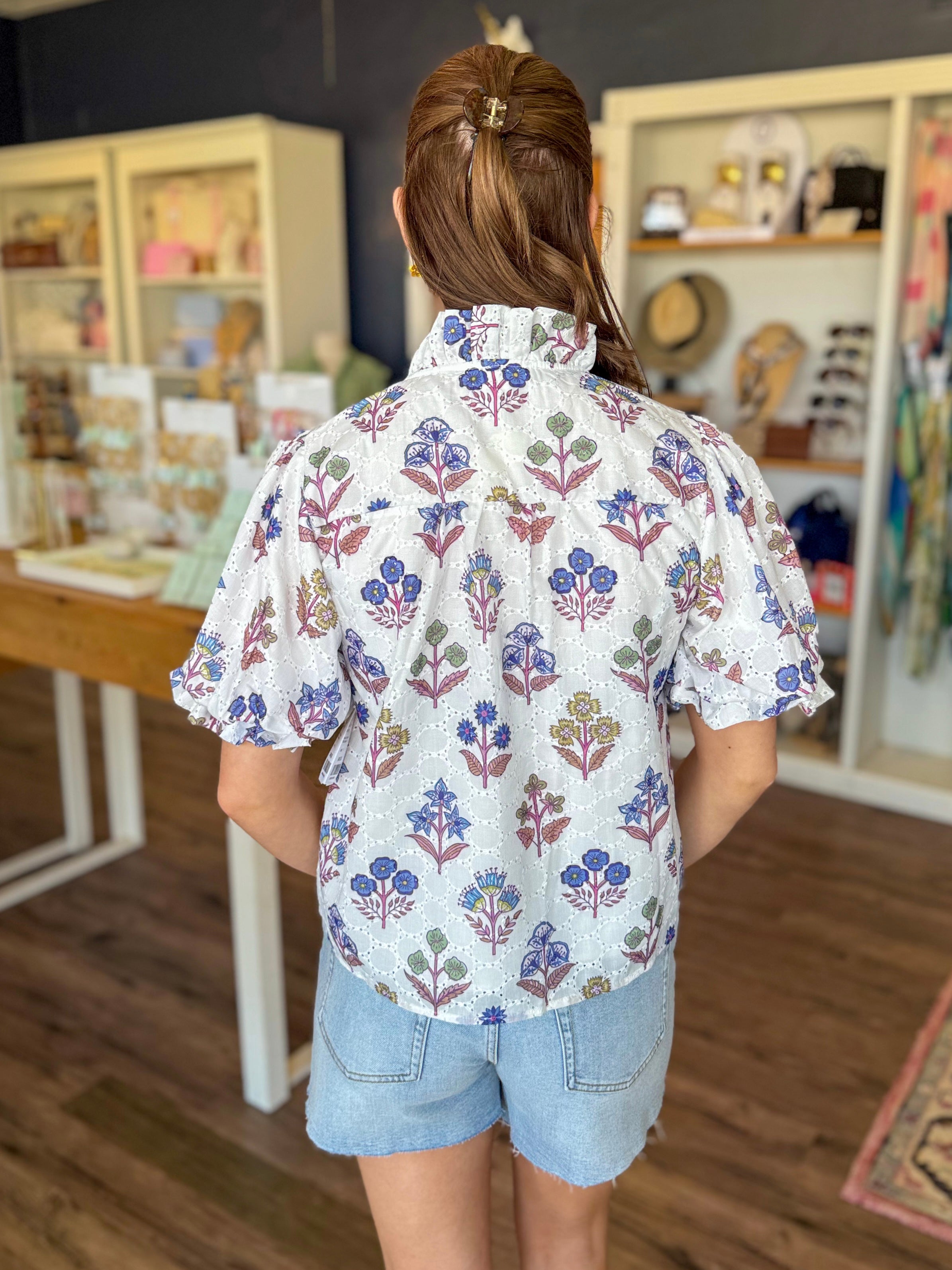 Floral Frenzy Top