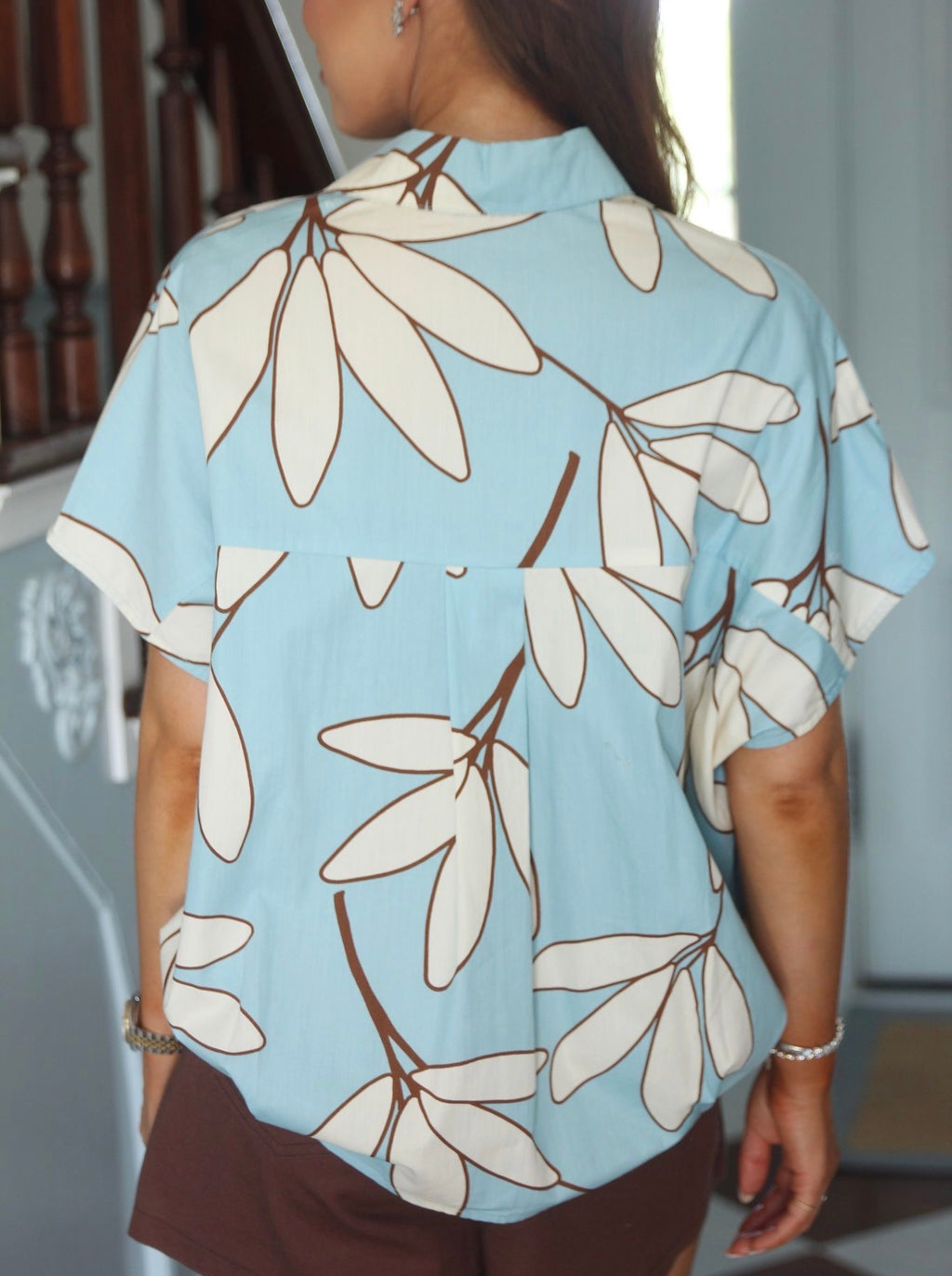 Palm Leaf Signature Top