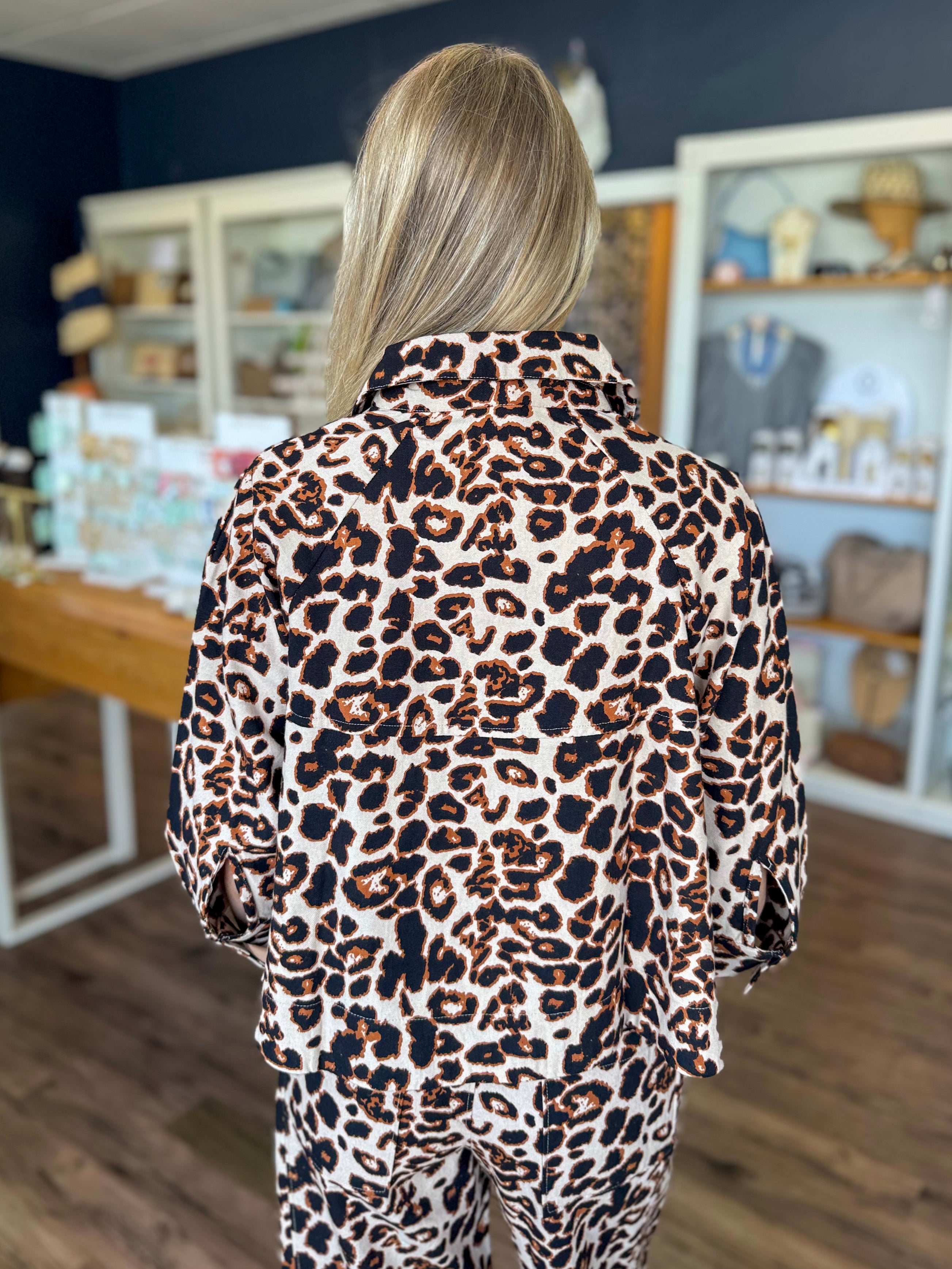 Leopard Swing Jacket