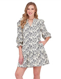Ivory Vine Corduroy Dress