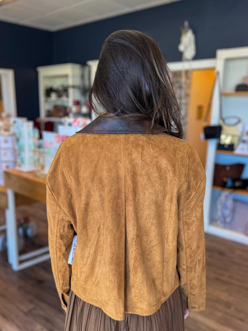 Camel Suede Jacket