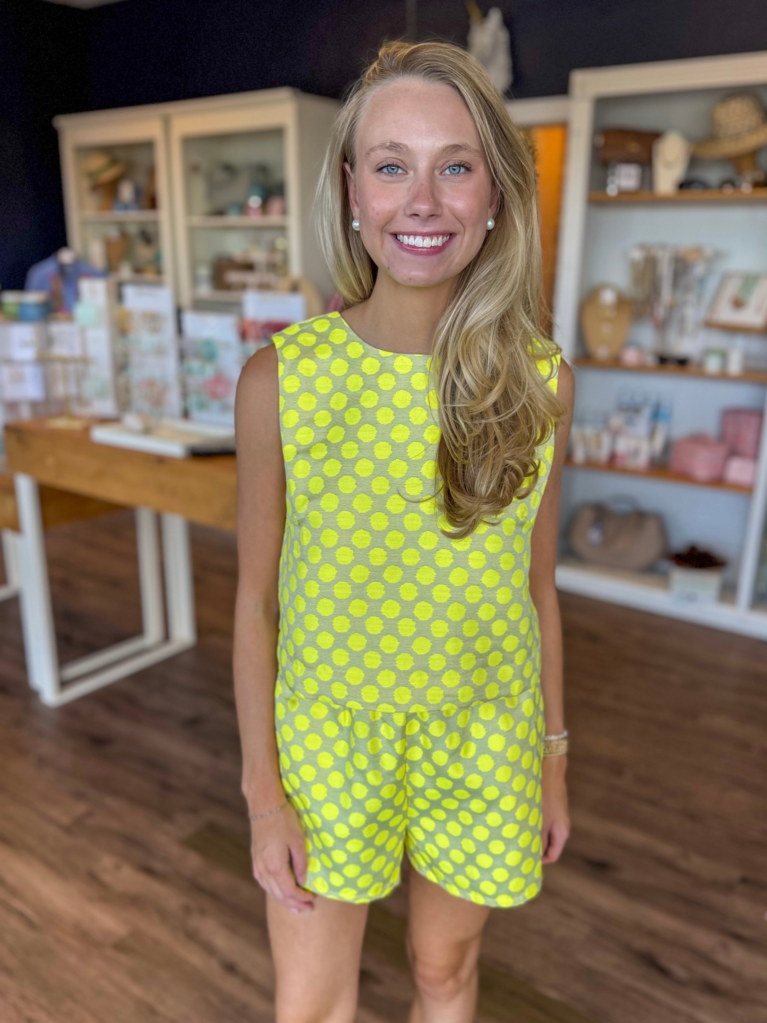Citrus Summer Dot Shorts