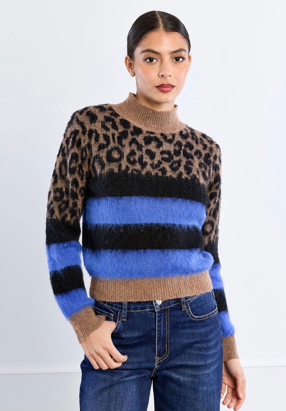 Cheetah Stripe Sweater