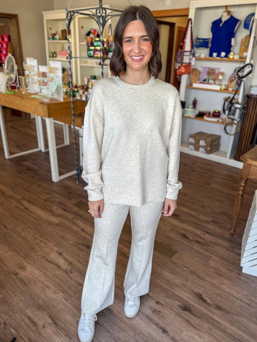 Air Essentials Brushed Crewneck Top