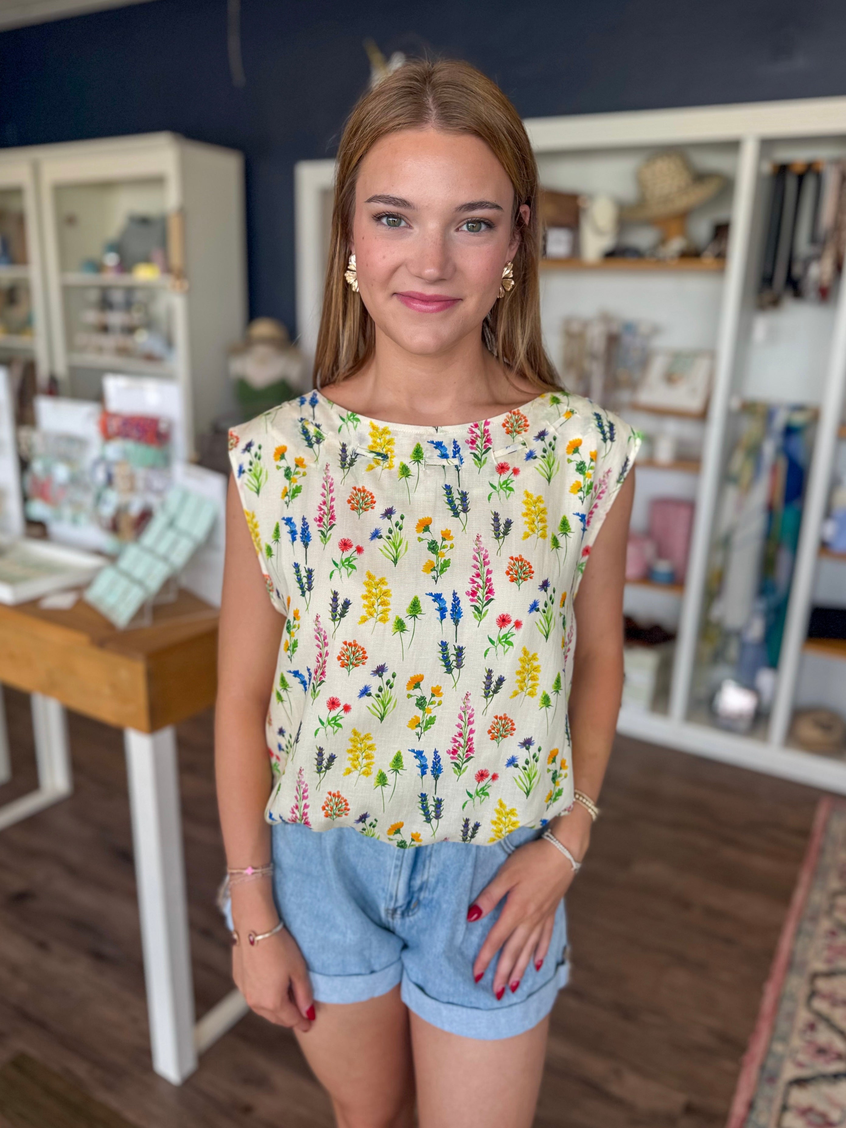 Summer Floral Top