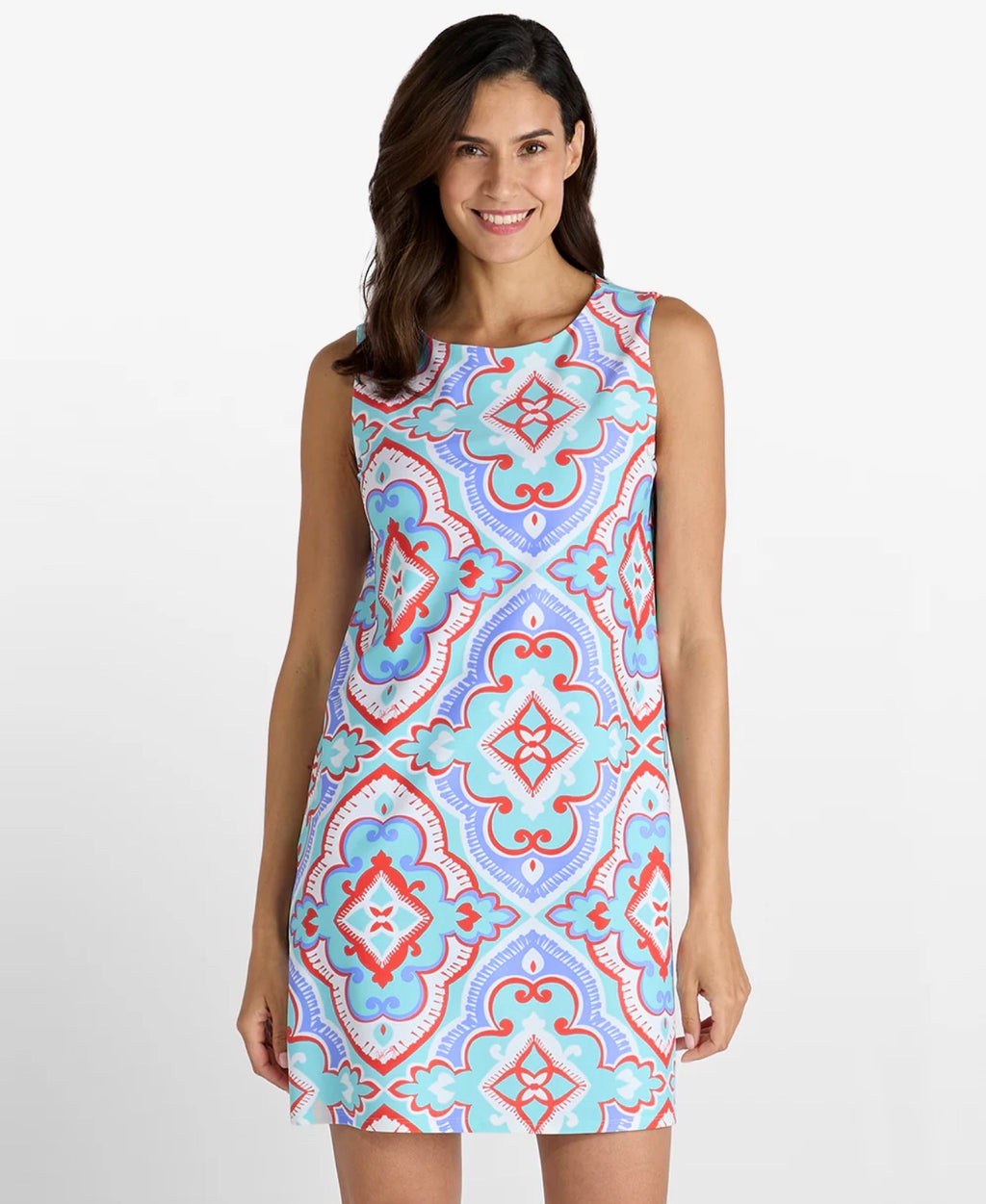 Yolanda Dress in Fez Tile Print