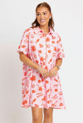 Beach Linen Shirt Dress
