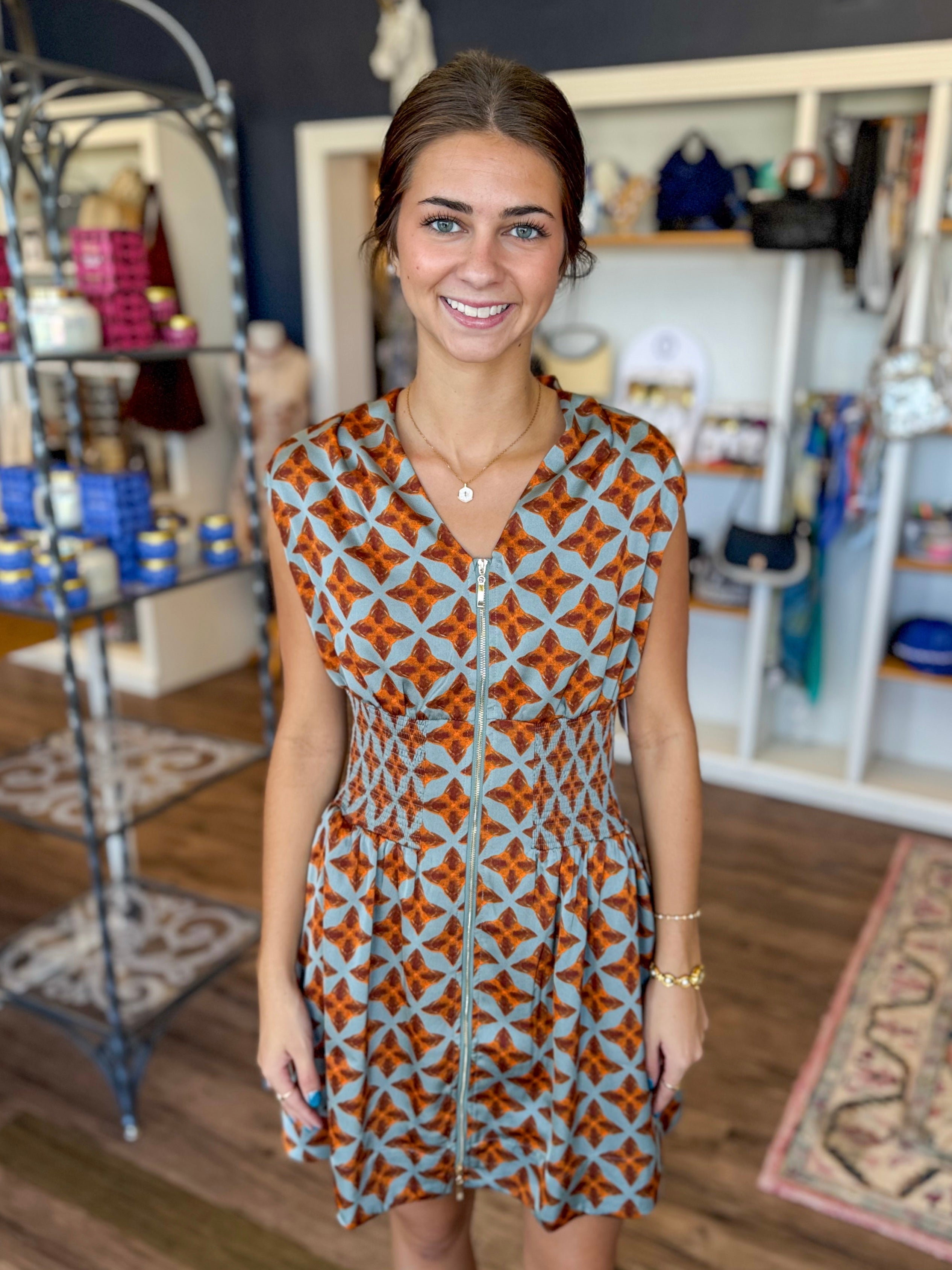 Cooper and Blue Cheetah Print Dress