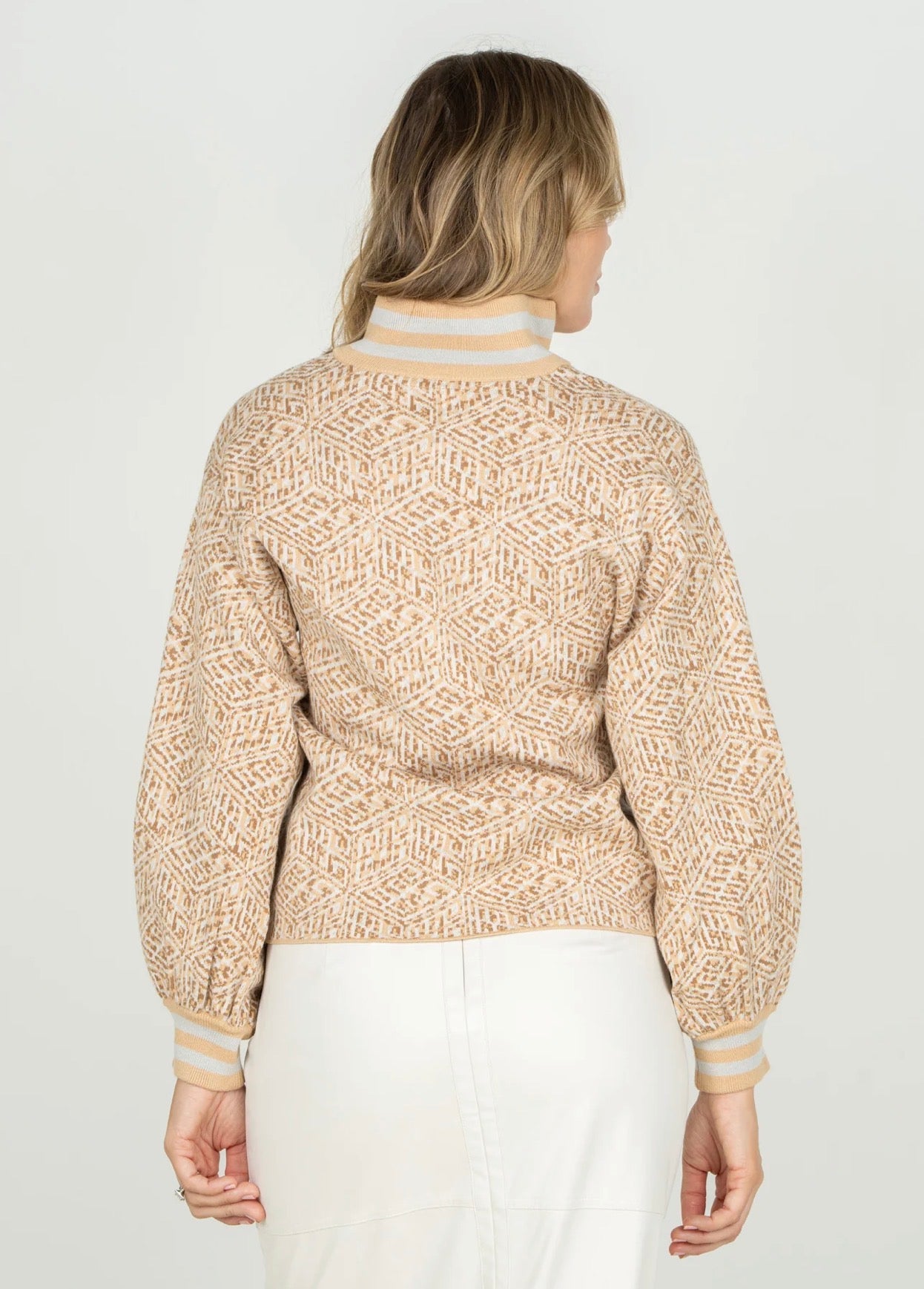 Lolli Sweater in Mosaic Monogram