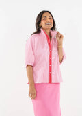 Bonny Top in Pink Carnation Stripe