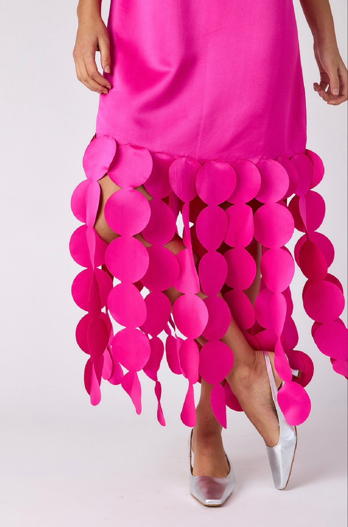 Ponce Party Dress in Mollie Pink