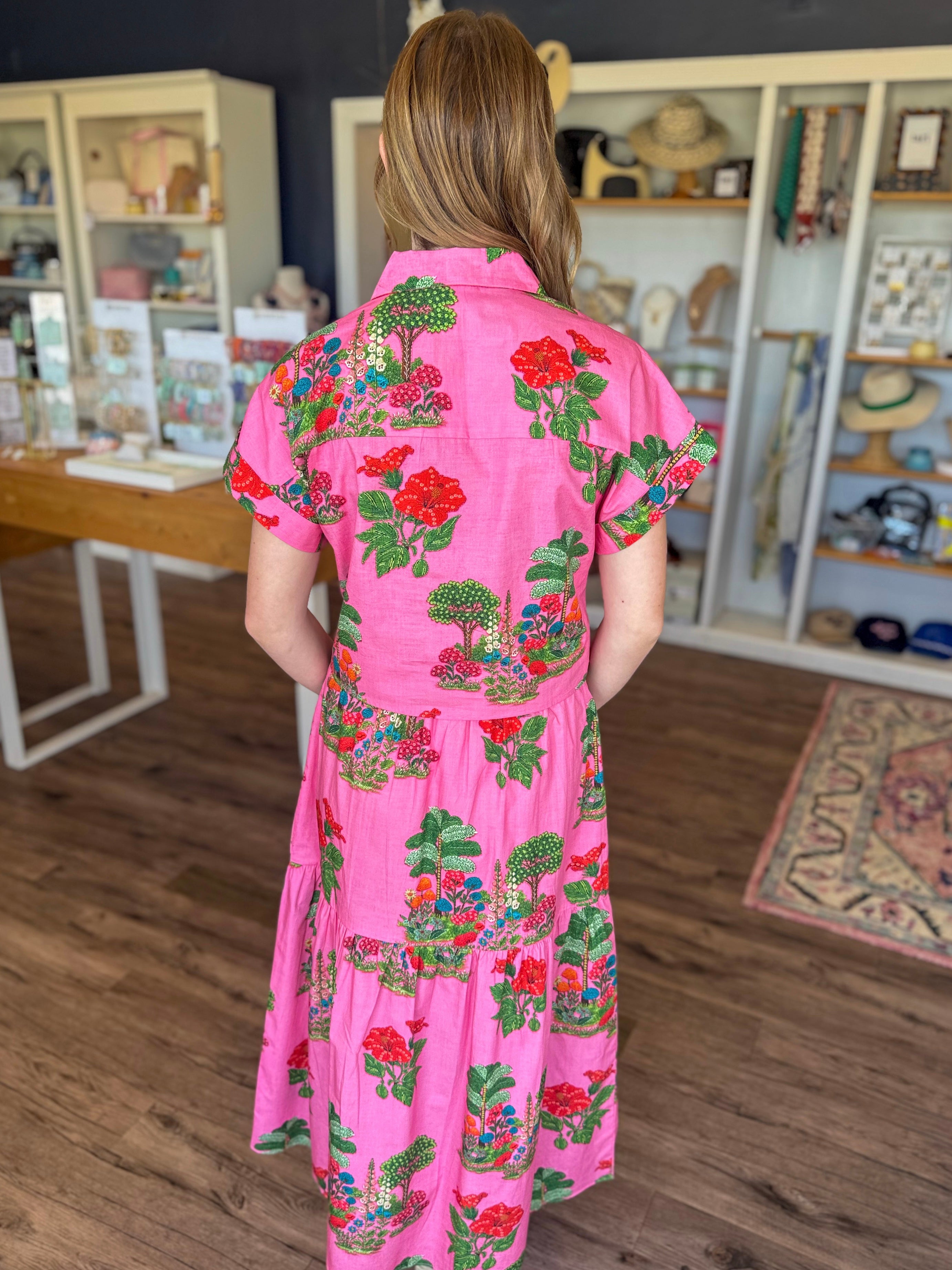 Ada Skirt in Pink Isles