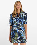 Emerson Dress in Falling Floral Navy