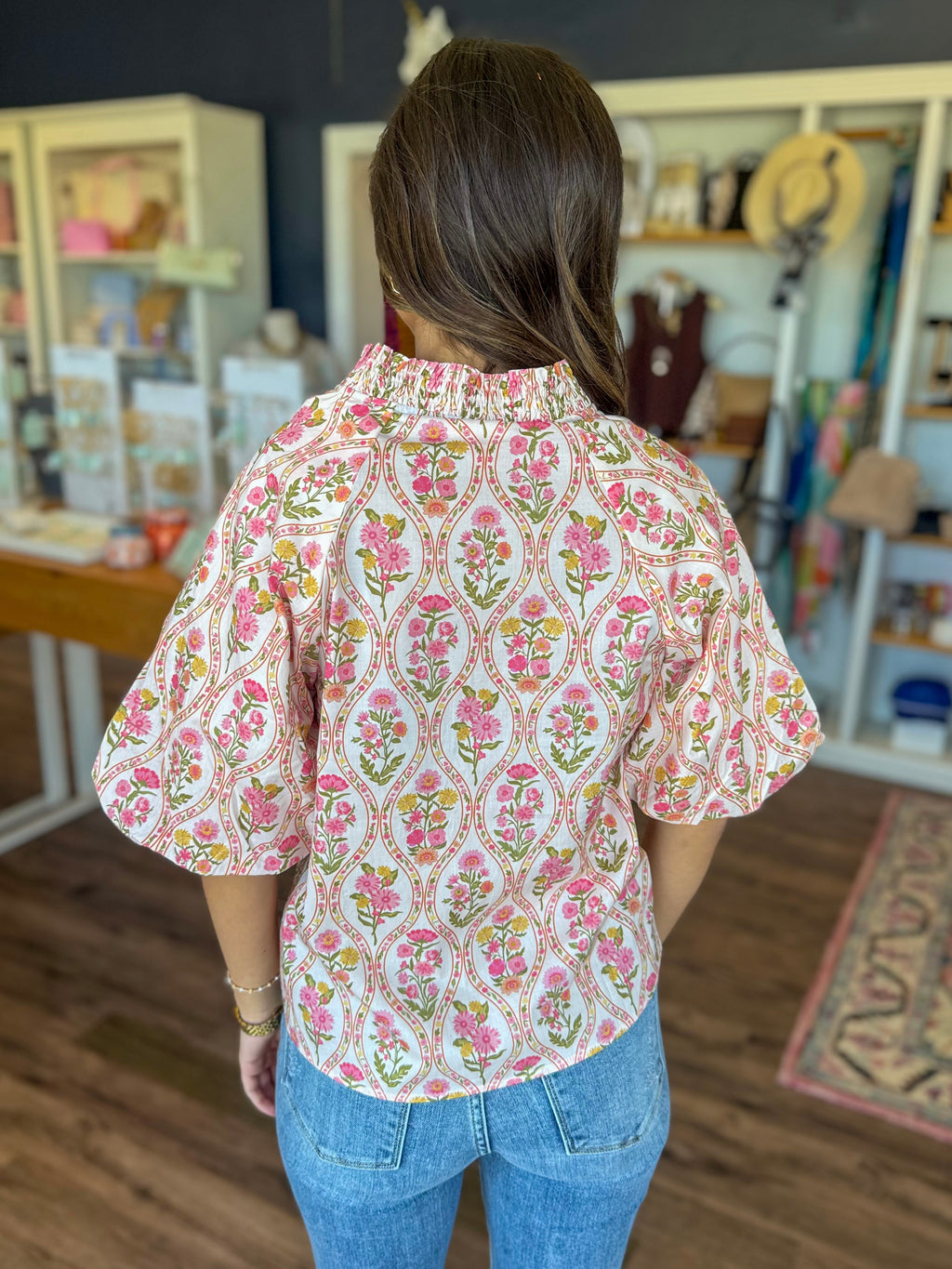 Flower Power Pink Top