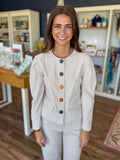 Beige Corduroy Jacket