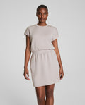 Air Essentials Crew Sweatshirt Dress in French Grey