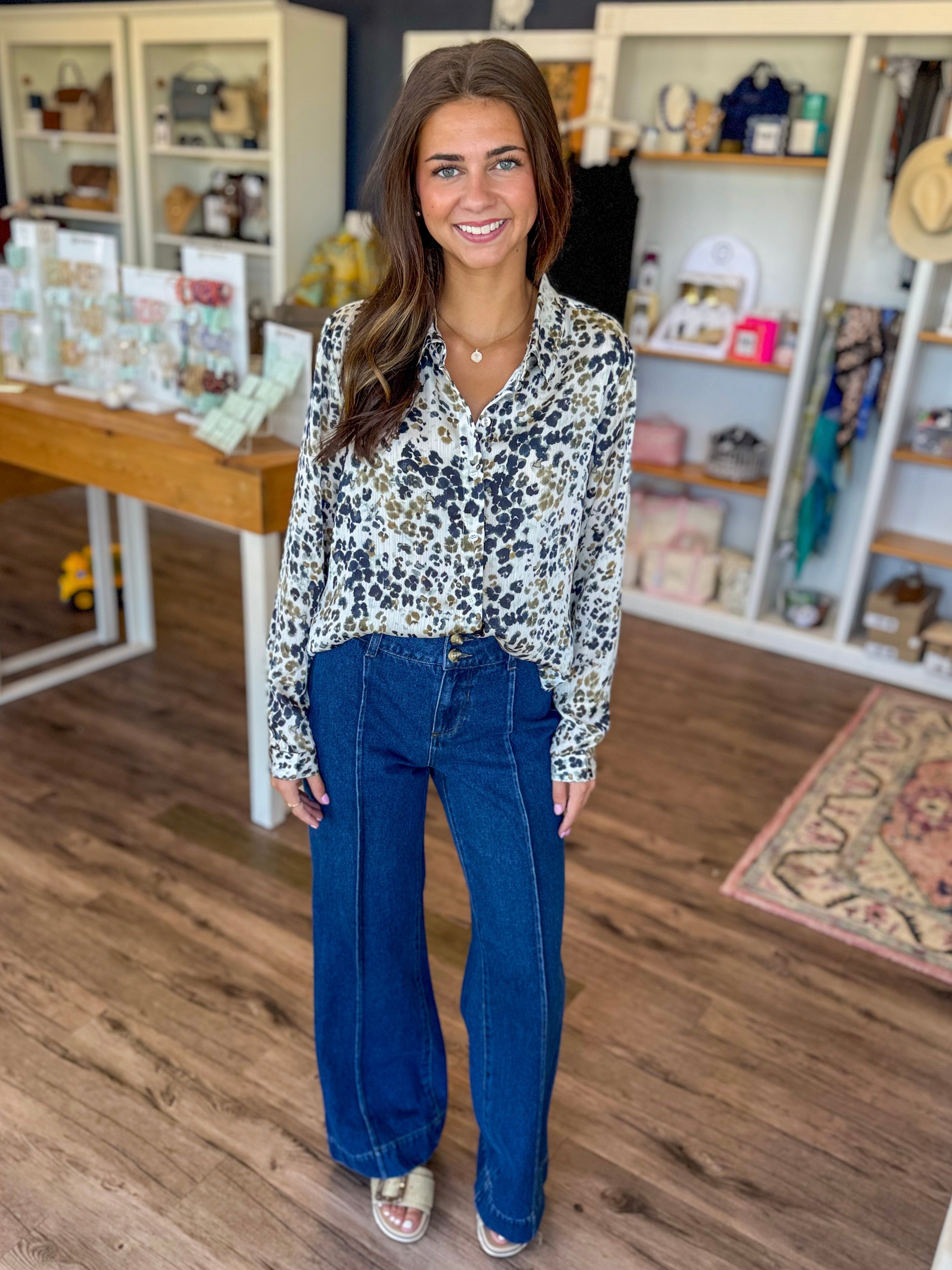 Beth Wide Leg Denim Jean