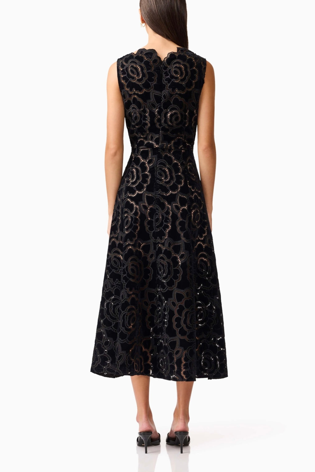 Eris Velvet Midi Dress