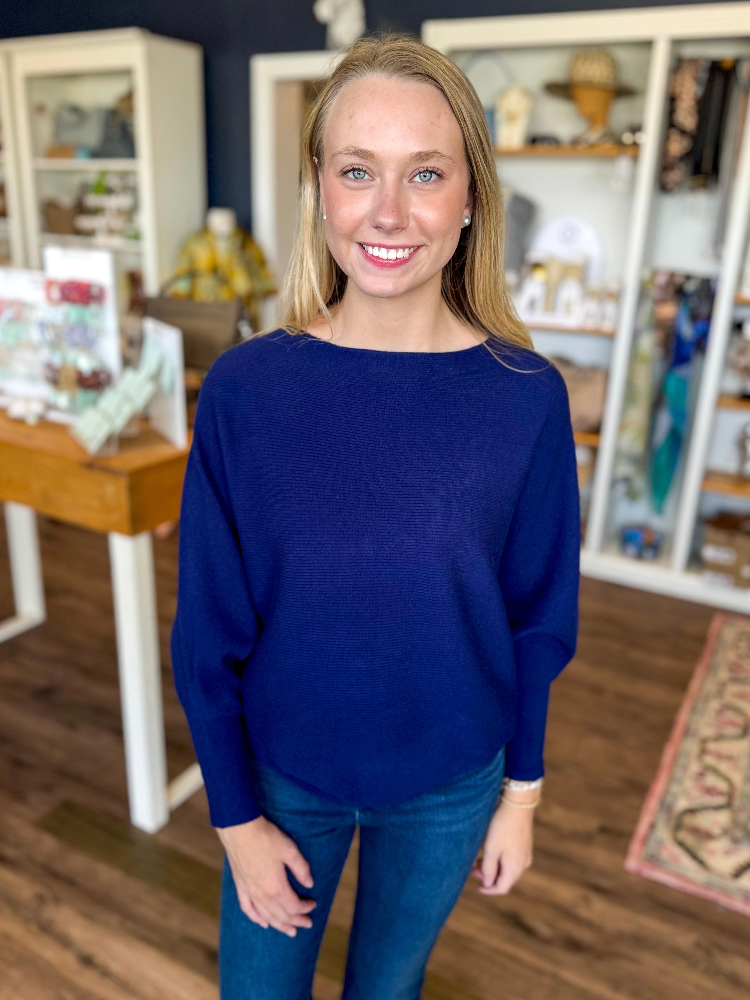 RYU Sweater in Navy