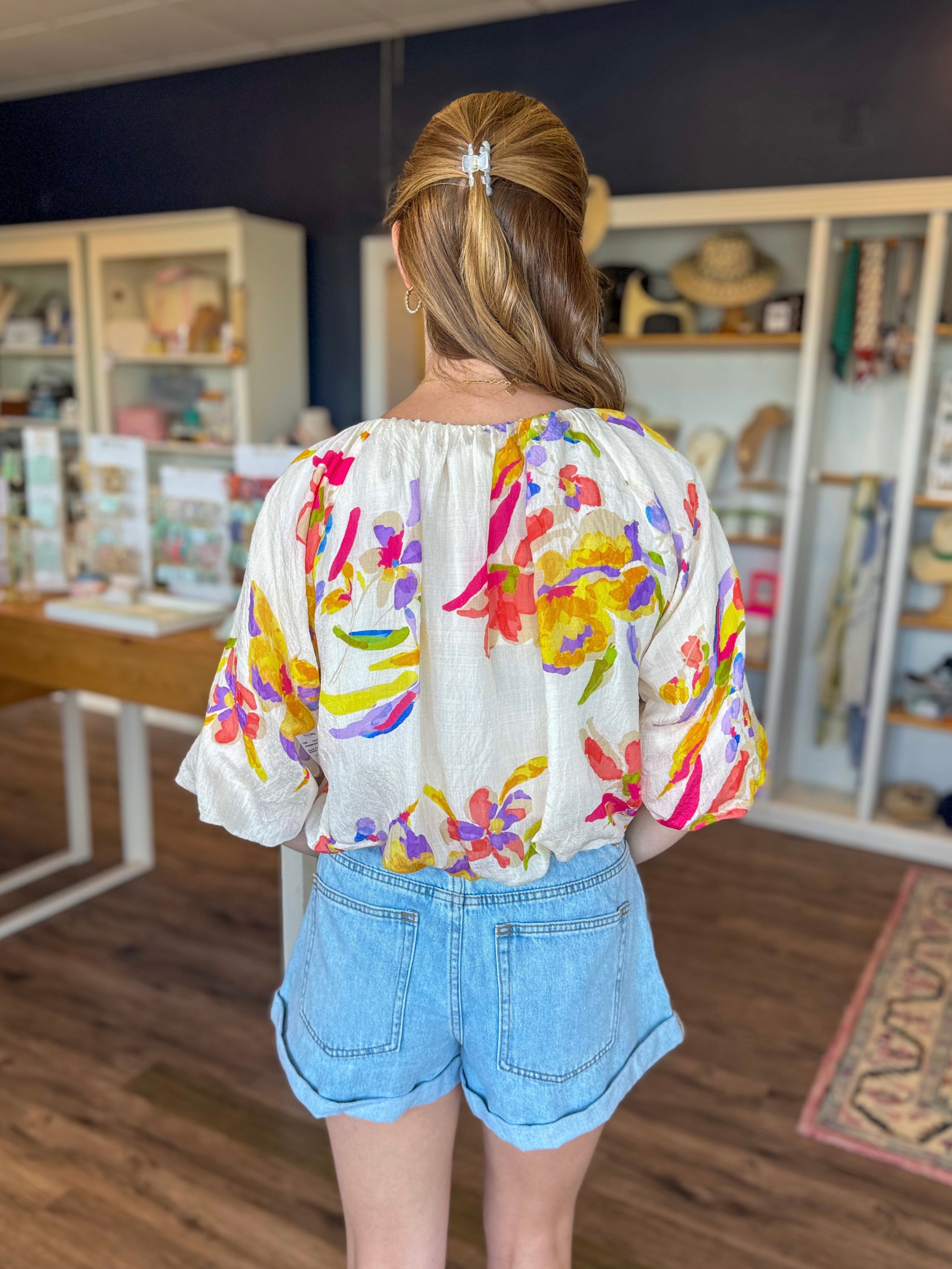 Flowy Floral Blouse