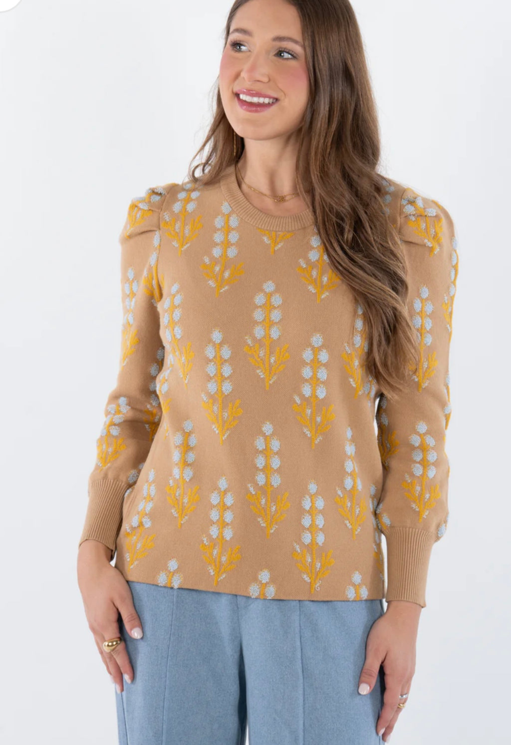 Julia Sweater in Bluebonnet