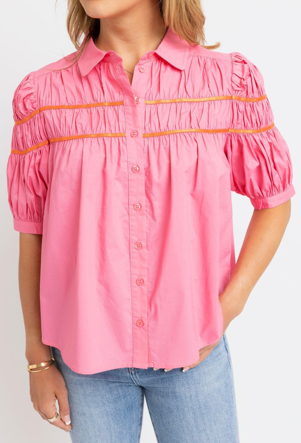 Pink and Orange Top