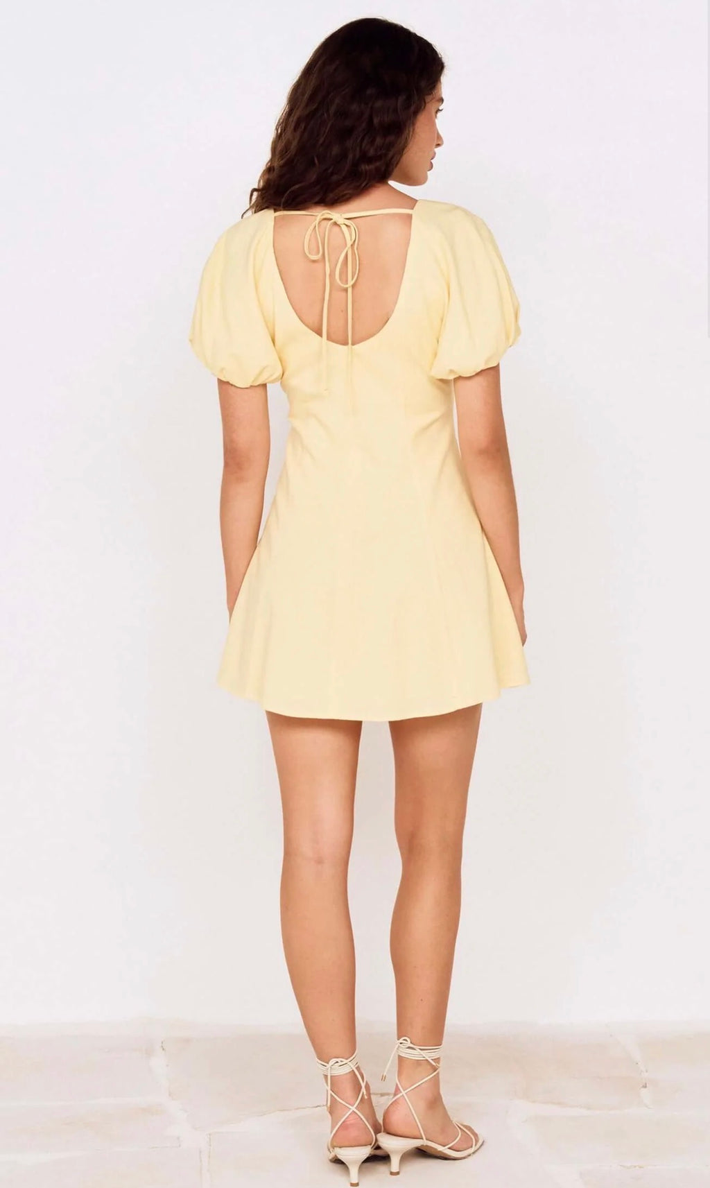 Grazia Butter Yellow Mini Dress