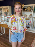 Flowy Floral Blouse