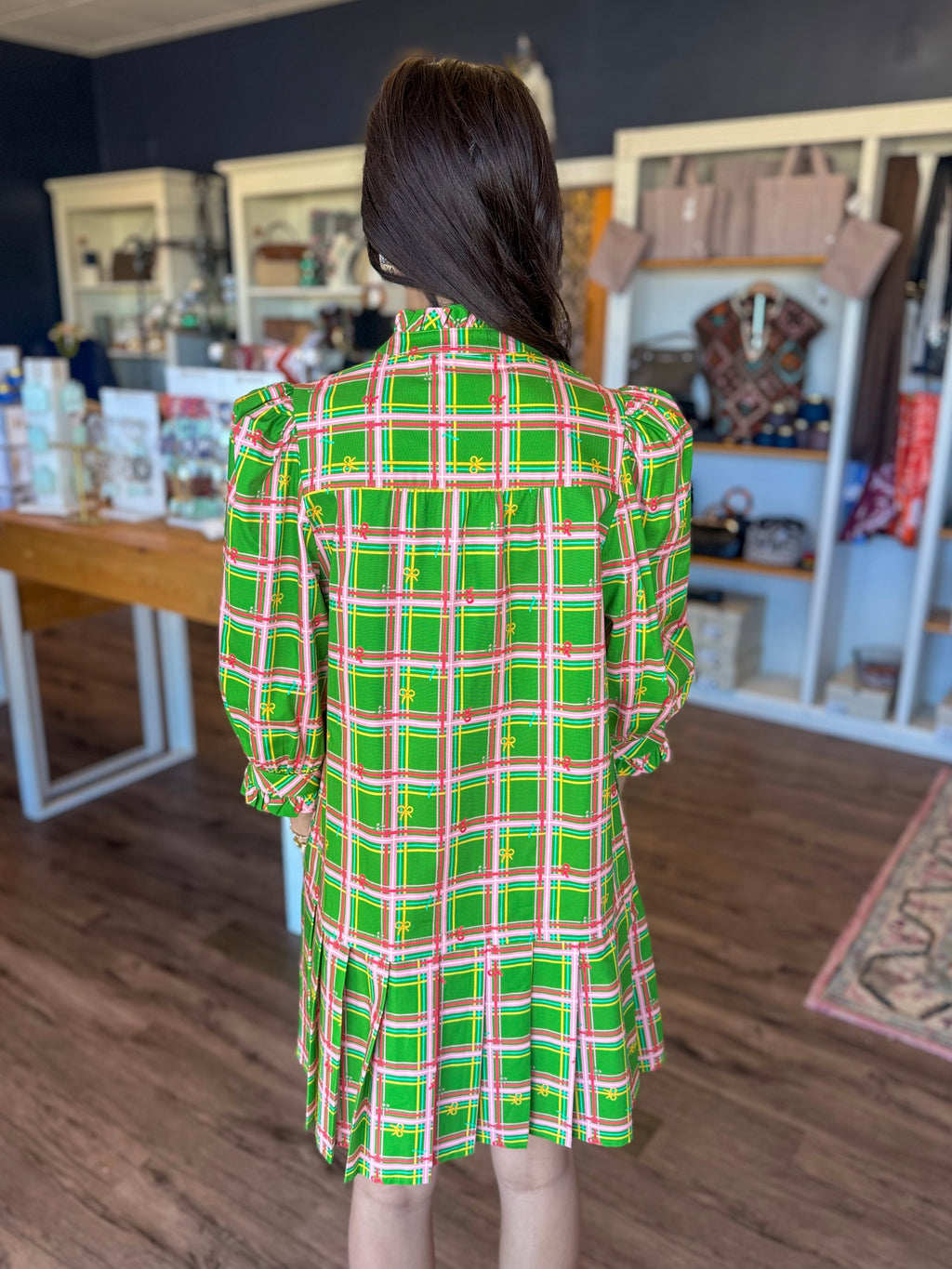 Plaid Bows Dress