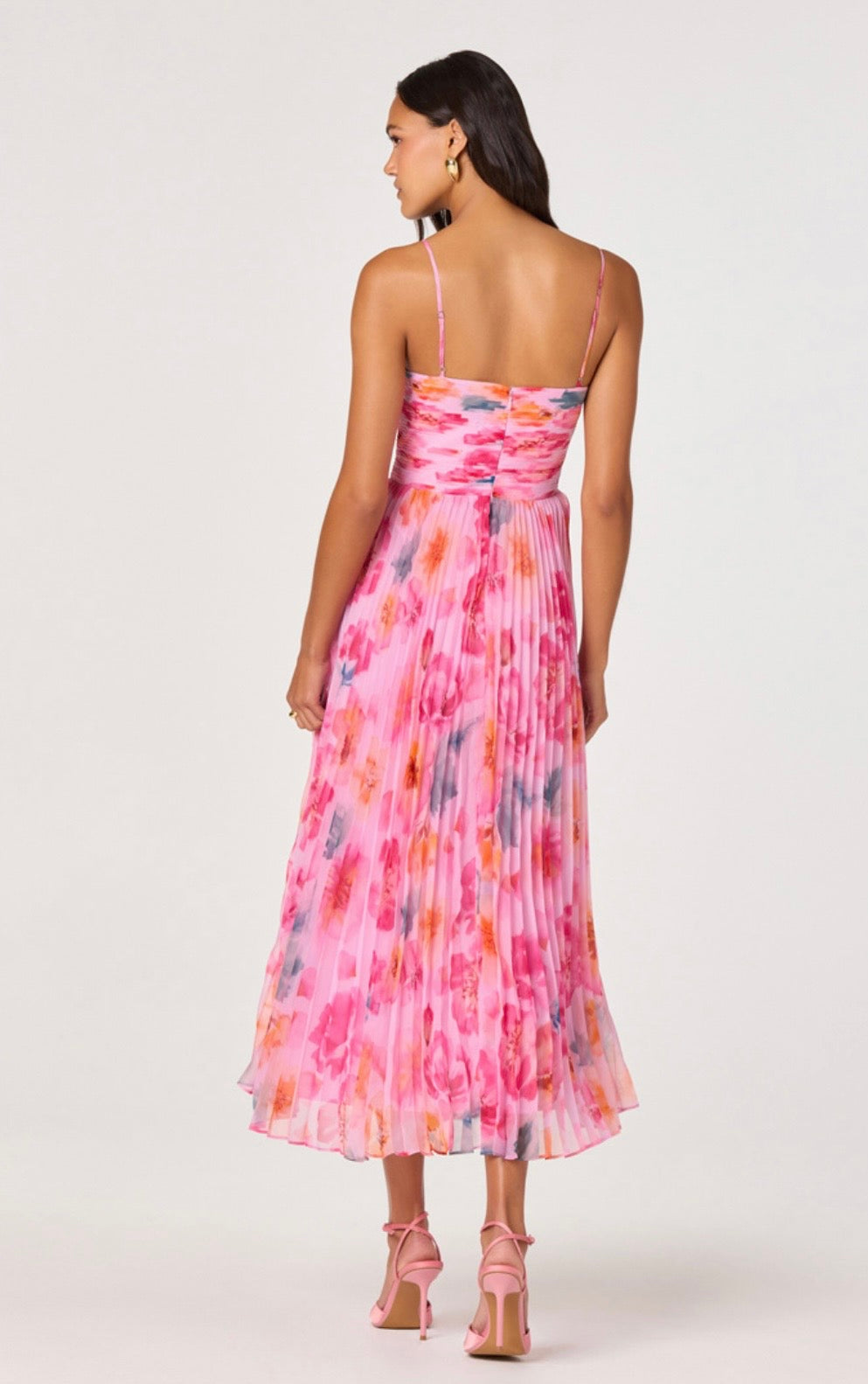 Bayley Pink Floral Dress